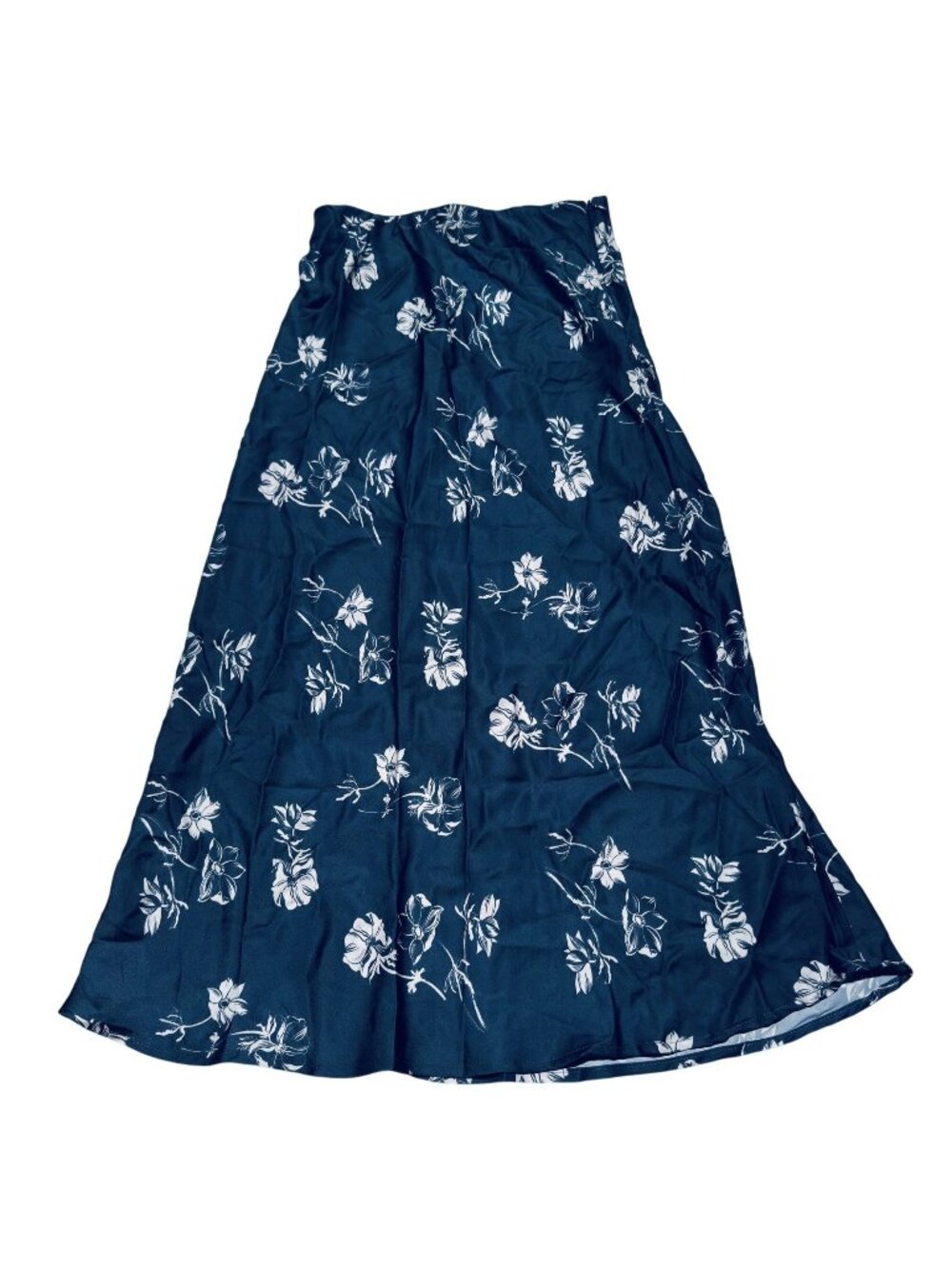 Urban Outfitters Womens Floral Maxi Skirt Blue Polyester Size S/P New With Tags